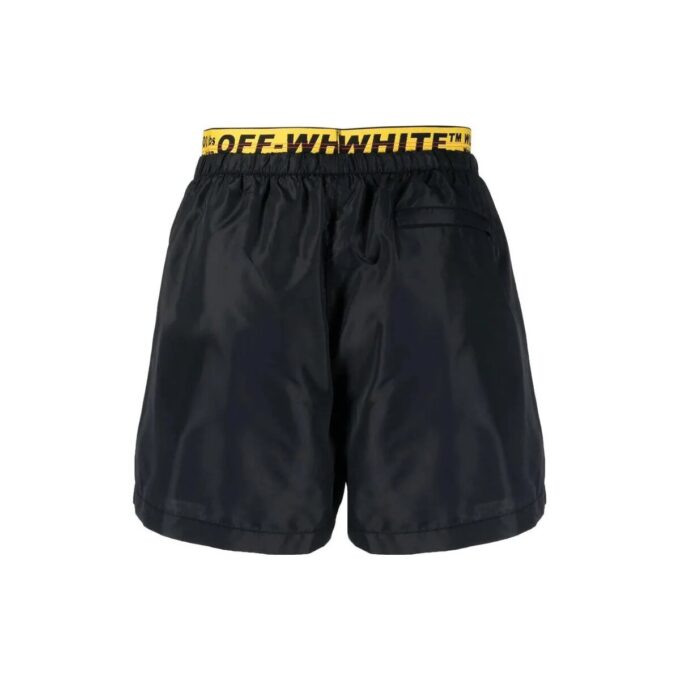 Classic Industrial logo-trim Swim Shorts