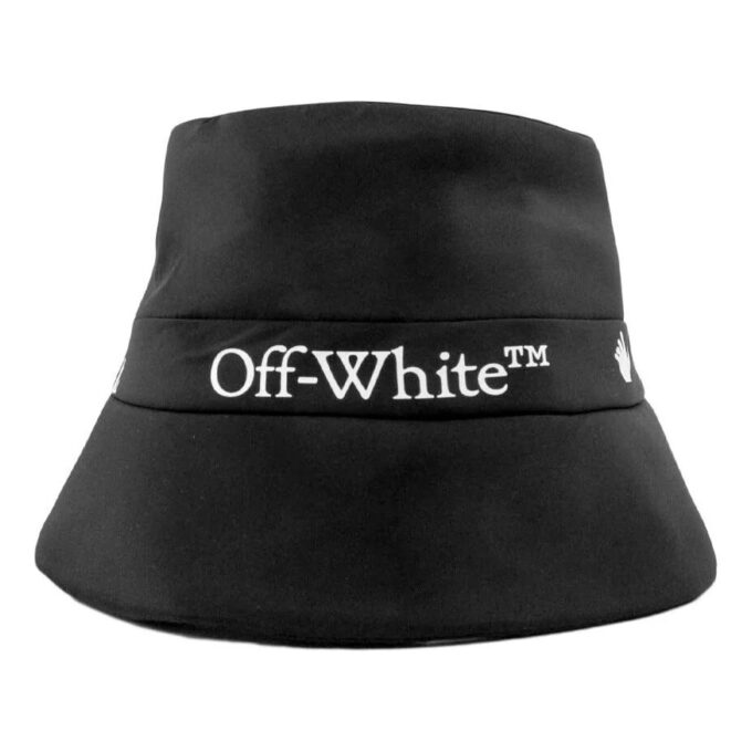 Classic LOGO Printing Fisherman’ s hat Black