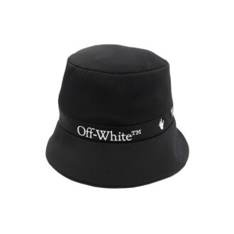 Classic LOGO Printing Fisherman’ s hat Black