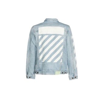 Classic Printing Jacket Denim Ordinary Version Blue