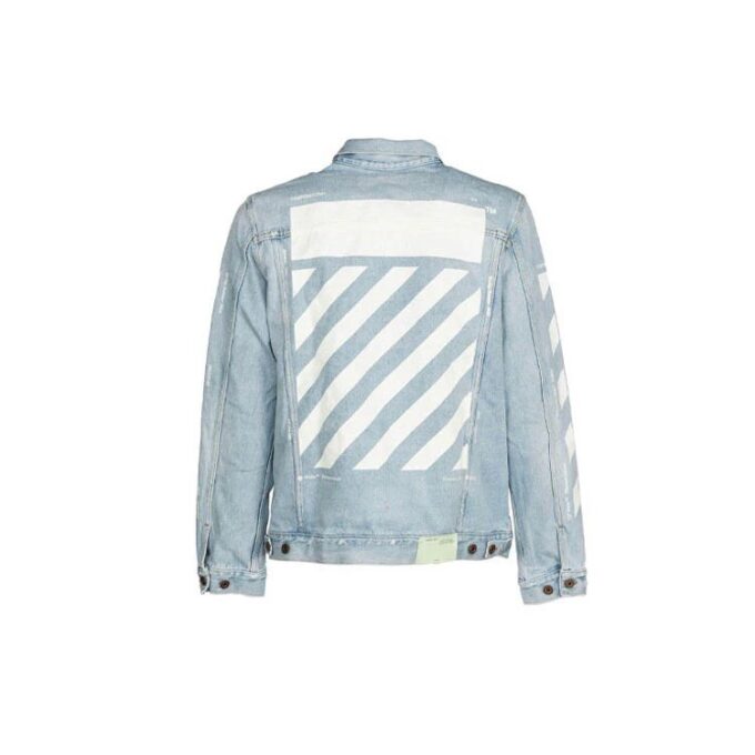 Classic Printing Jacket Denim Ordinary Version Blue