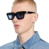 Clip On Light Blue Lens Sunglasses Clip On Light Blue Lens Sunglasses