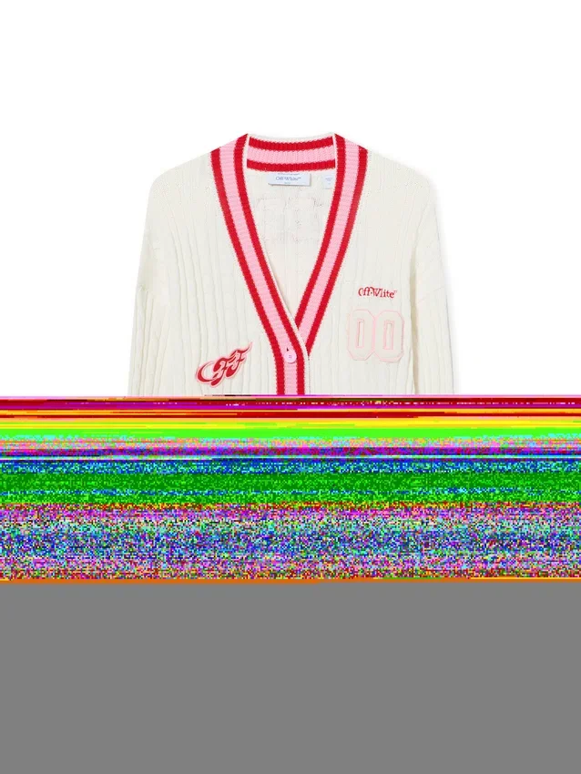 College Patch Cable Knit Cardigan College Patch Cable Knit Cardigan