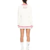 College Patch Cable Knit Cardigan College Patch Cable Knit Cardigan