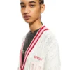 College Patch Cable Knit Cardigan College Patch Cable Knit Cardigan