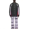 Color Block Denim Crystal Overshirt Color Block Denim Crystal Overshirt