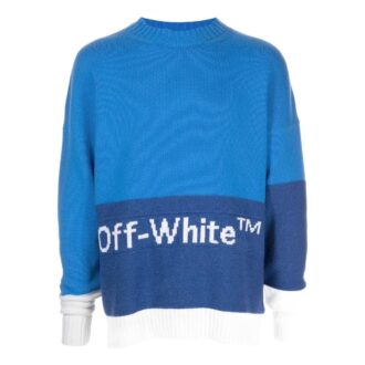 Color Block Off Crewneck