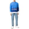 Color Block Off Crewneck