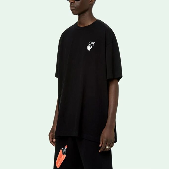 Comfort Loose Crewneck Short Sleeve Unisex Black