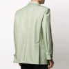Contour Solid Color Jacket Loose Fit Green