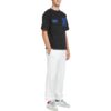 Cotton Classic Arrow Logo Printing Round Neck Short Sleeve Black