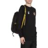 Cotton Classic Logo Apple Printing Round Neck Long Sleeves Black