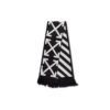Cotton Icon Classic Scarf Black/White