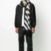 Cotton Icon Classic Scarf Black/White