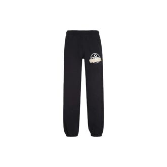 Cotton Mens Logo Loose Stripe Sweatpants Tape