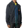 Cotton Printing Hooded Jacket Men Black
