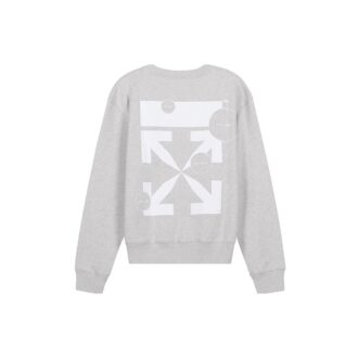 Cut Here Logo Printing Pullover light grey