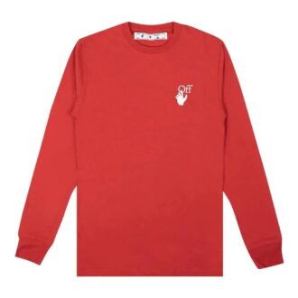 Cut Here Long-Sleeve T-Shirt “Red”
