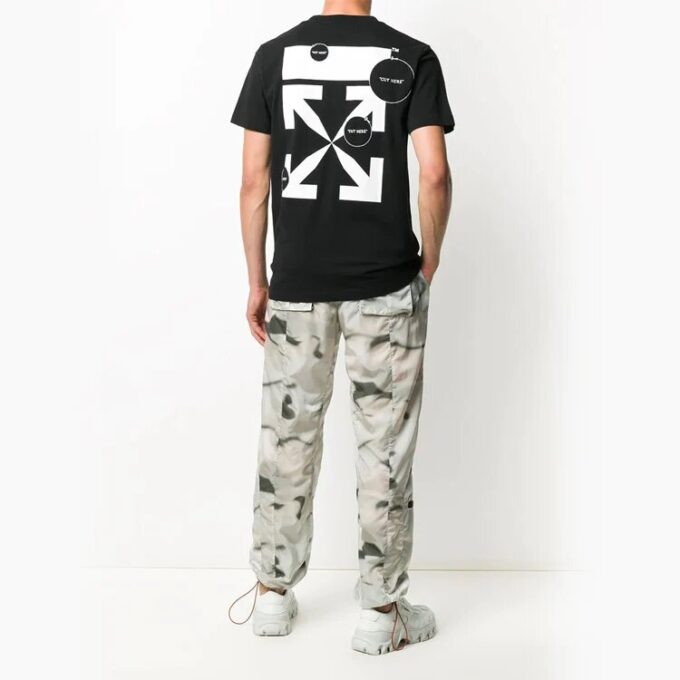 Cut Here Short Sleeve Black