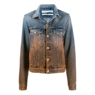 Degrade Gradient Denim Jacket Slim Fit Version