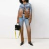 Degrade Gradient Denim Jacket Slim Fit Version
