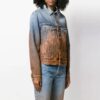 Degrade Gradient Denim Jacket Slim Fit Version