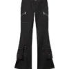 Denim Pocket Belt Flare Pants Denim Pocket Belt Flare Pants