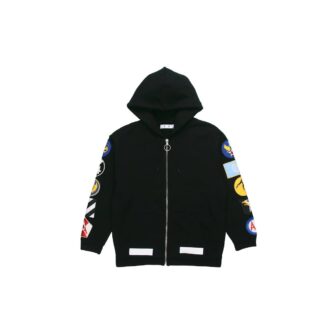 Detail Long Sleeves Zipper Black
