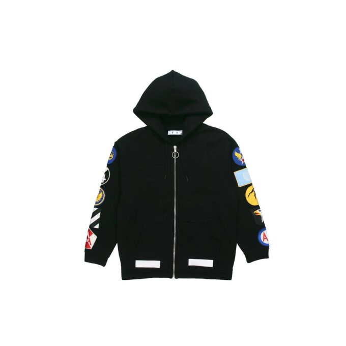Detail Long Sleeves Zipper Black