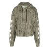 Diag Arrows Camo Logo Print Cotton