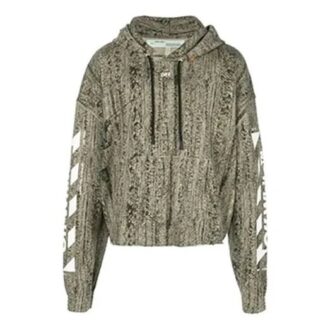 Diag Arrows Camo Logo Print Cotton