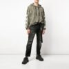 Diag Arrows Camo Logo Print Cotton