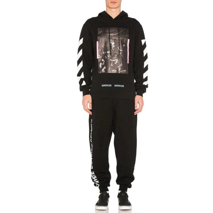Diag Caravaggio Hoodie “Black Pink”