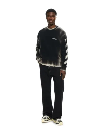 Diag Corrosion Crewneck Sweater