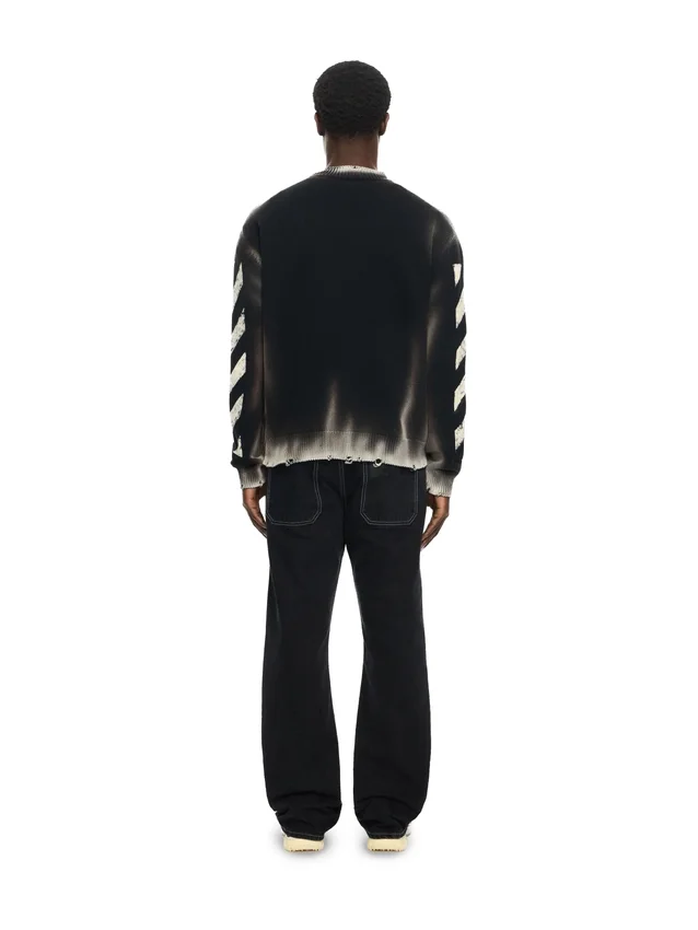 Diag Corrosion Crewneck Sweater Diag Corrosion Crewneck Sweater