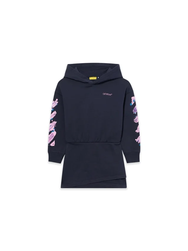Diag Splat Hoodie Dress Diag Splat Hoodie Dress
