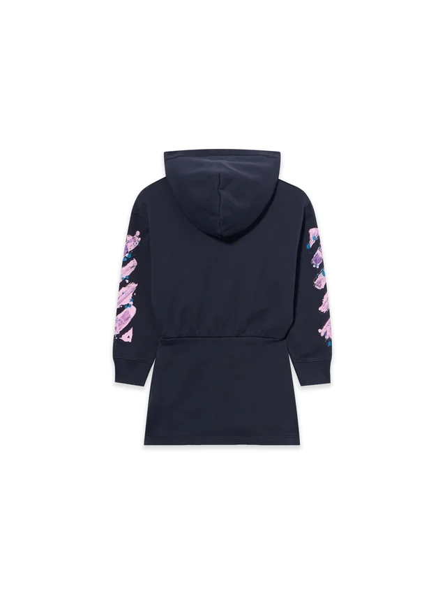 Diag Splat Hoodie Dress Diag Splat Hoodie Dress