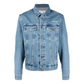 Diag-Stripe Denim Jacket