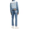 Diag-Stripe Denim Jacket