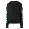 Diag Tulips Over Hoodie