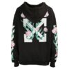 Diag Tulips Over Hoodie