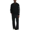 Diagonal Arrow Fuzzy Crewneck Sweater Diagonal Arrow Fuzzy Crewneck Sweater