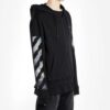 diagonal arrow print zipped cotton