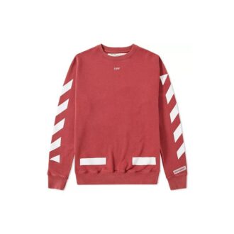 Diagonal Arrows Sweatshirt In Red.