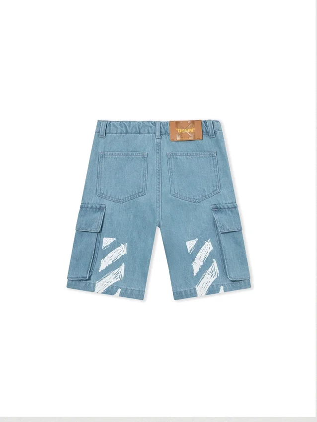 Diagonal Sketch Cargo Shorts Diagonal Sketch Cargo Shorts