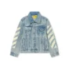 Diagonal Sketch Denim Jacket Diagonal Sketch Denim Jacket