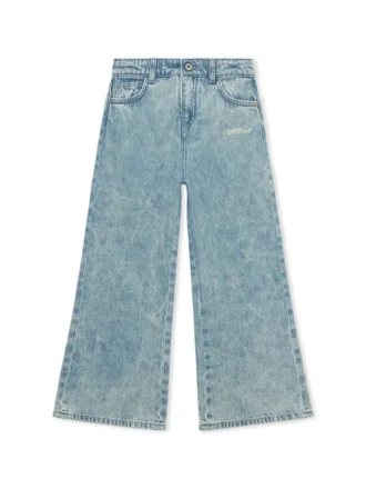 Diagonal Sketch Denim Pants