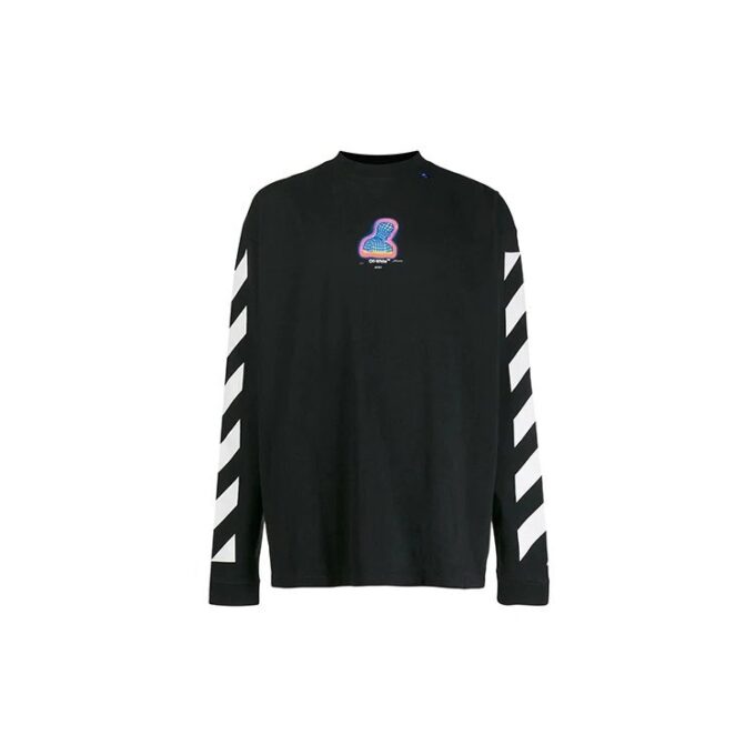 Diagonal Striped Cotton LongSleeve