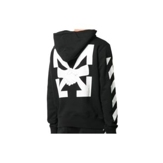 Diagonal Stripes Mens Logo Long Sleeve Sweater