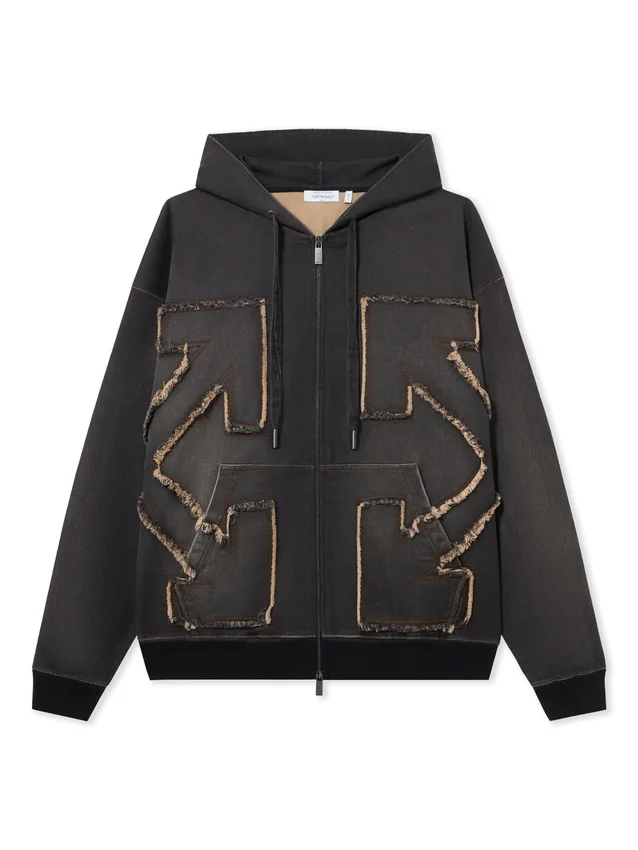 Distress Arr Skate Zip Hoodie Distress Arr Skate Zip Hoodie